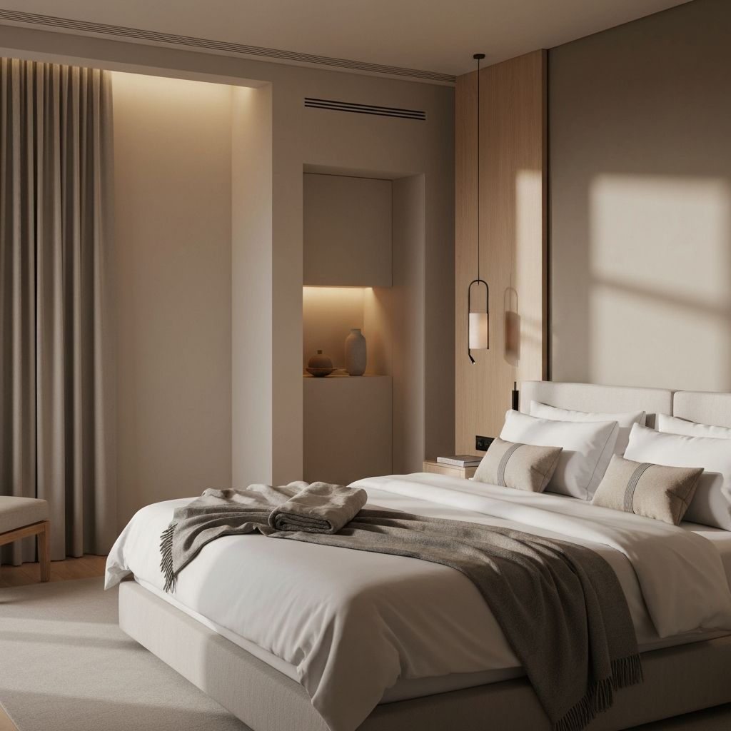 Минималистичная спальня
