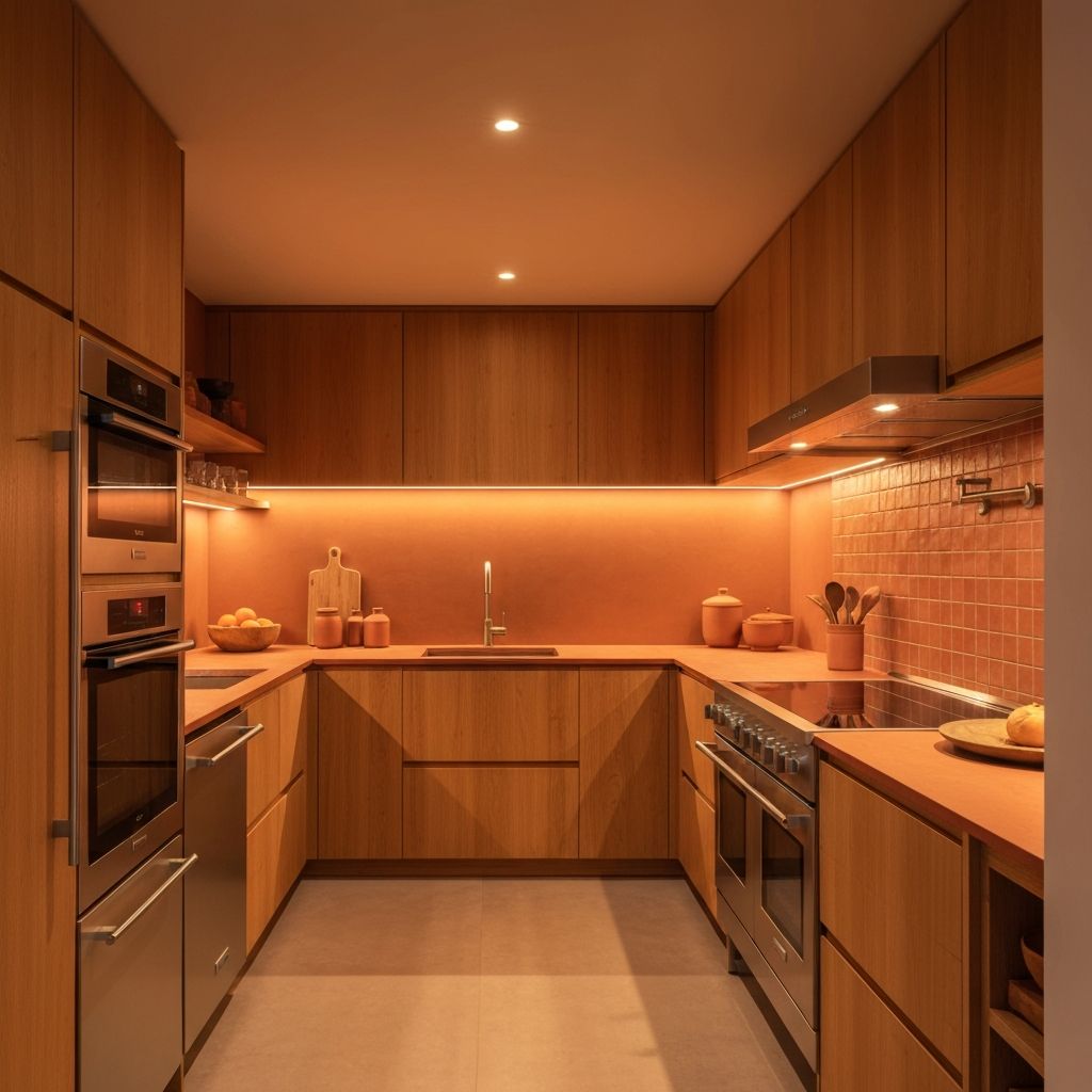 Кухня с современным дизайном